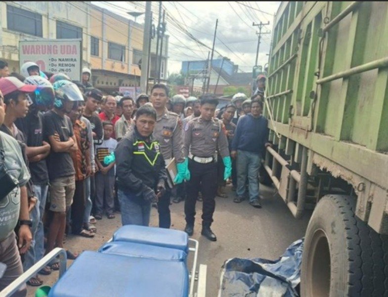 Insiden Lalu Lintas di Jambi, Bocah Berusia 10 Tahun Jadi Korban Jiwa Usai Terlindas Truk